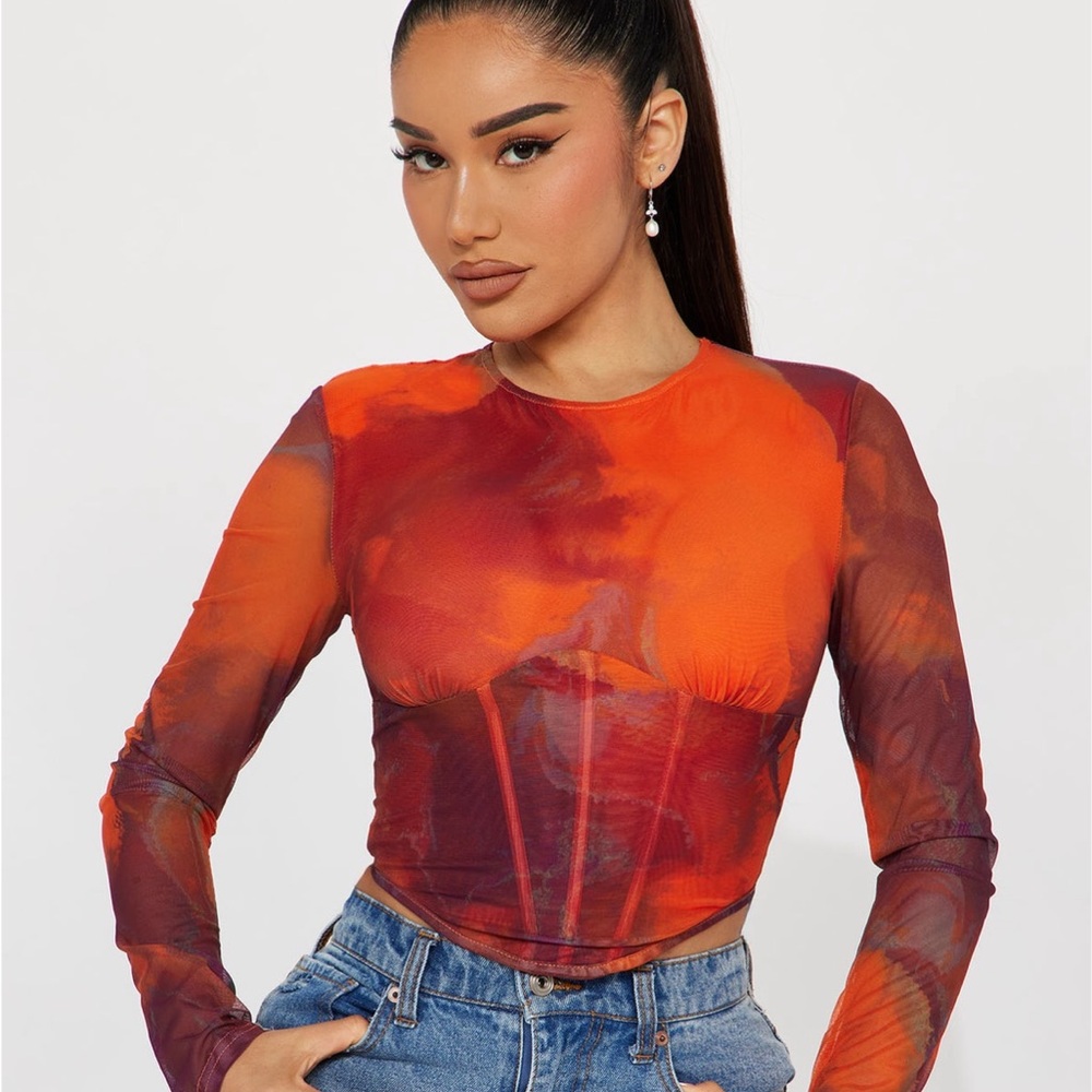 Fashion Nova corset top